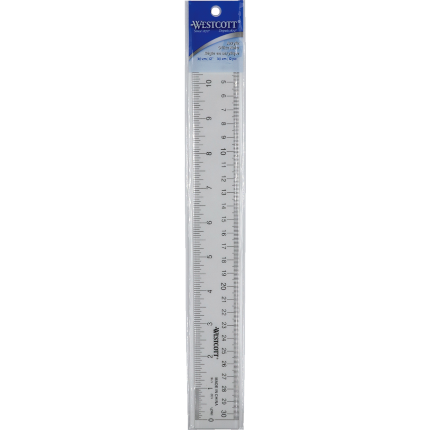 Acme United Office Desk Acrylic Ruler