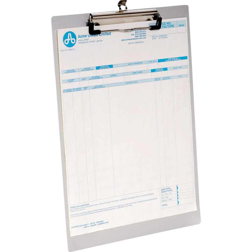 Westcott Letter Size Aluminum Clipboard